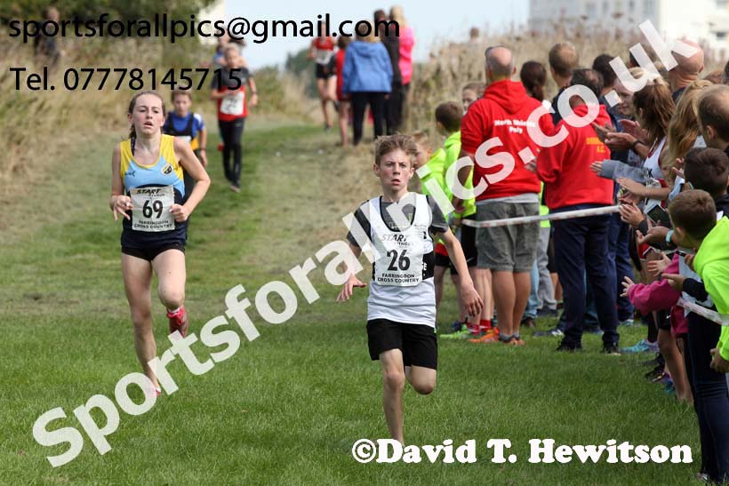 Boys and girls under-13s, Sunderland Harriers Cross Country Relays, Farringdon, Sunderland . Photo: David T. Hewitson/Sports for All Pics
